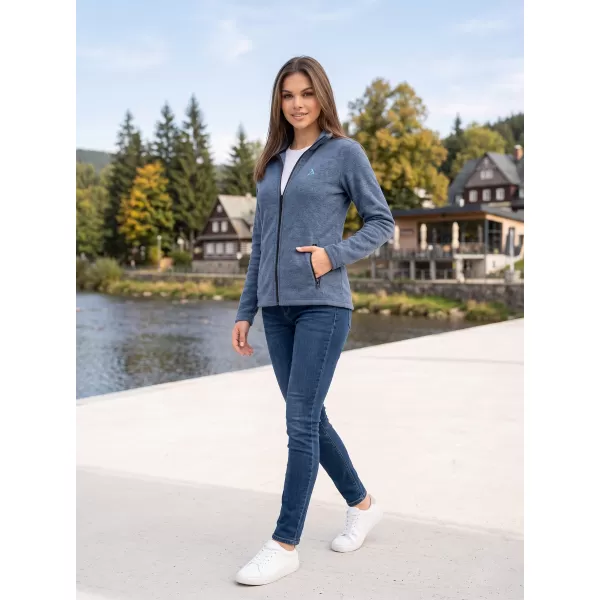  Női polár pulóver ALTISPORT ALW002852 SÖTÉT FARMER KIEMELÉSEK 