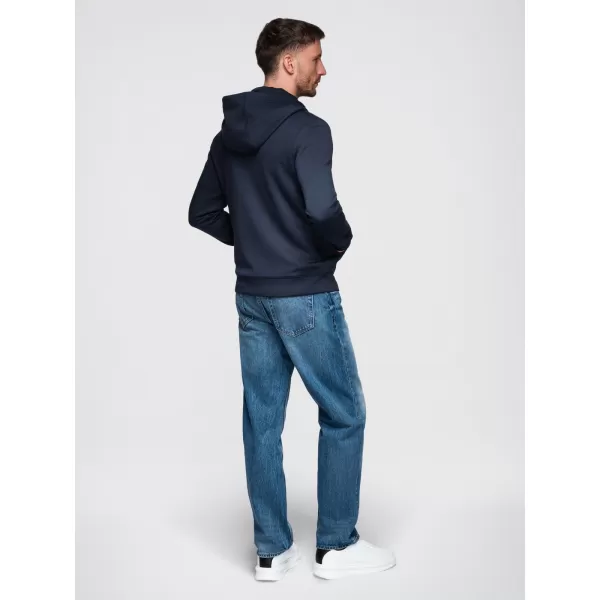  Férfi pulóver OMBRE OM-SZBC-0196 SÖTÉTKÉK 