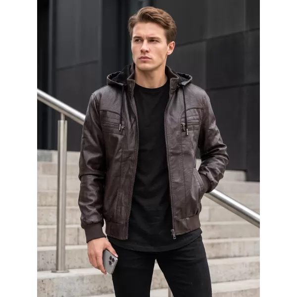  Férfi dzseki DSTREET TX5137 BARNA 