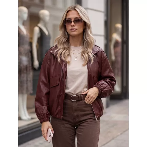  Női kabát DSTREET TY6069 BURGUNDIA 