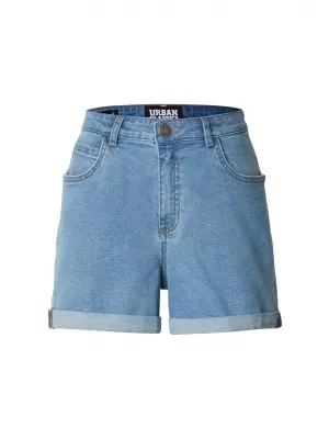 Női rövidnadrág URBAN CLASSICS TB8371 VILÁGOSKÉK MOSOTT