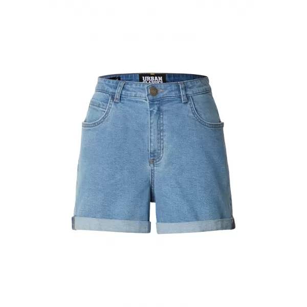  Női rövidnadrág URBAN CLASSICS TB8371 VILÁGOSKÉK MOSOTT 