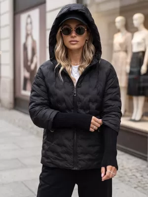 Női kabát DSTREET TY5871 FEKETE