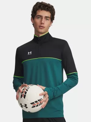 Férfi pulóver UNDER ARMOUR M CHALLENGER TRAINING QZ 6004043-338 ZÖLD