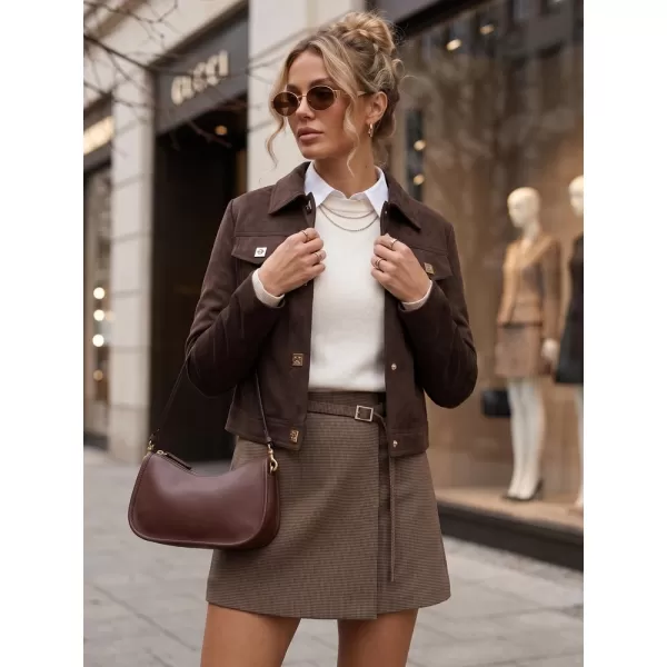  Női kabát DSTREET TY5881 BARNA 