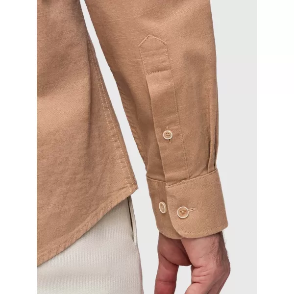  Férfi ing OMBRE N-OM-SHCS-0134 VILÁGOSBARNA 