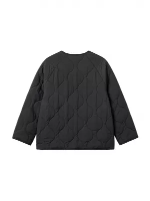 Lány steppelt kabát URBAN CLASSICS UCK7175-00007 FEKETE