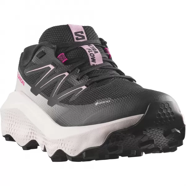  Női cipők SALOMON ULTRA FLOW 2 GORE-TEX L49299500 FEKETE/HAJNALRÓZSASZÍN/VANÍLIA JÉG 