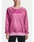 Női pulóver UNDER ARMOUR RECOVER STORM WOVEN SHINE CREW 1364012-680 RÓZSASZÍN