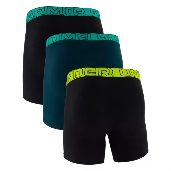  Férfi boxerek UNDER ARMOUR M PERF COTTON 6IN (3KS) 1383889-007 FEKETE 