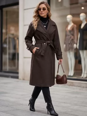 Női kabát DSTREET NY0808 BARNA