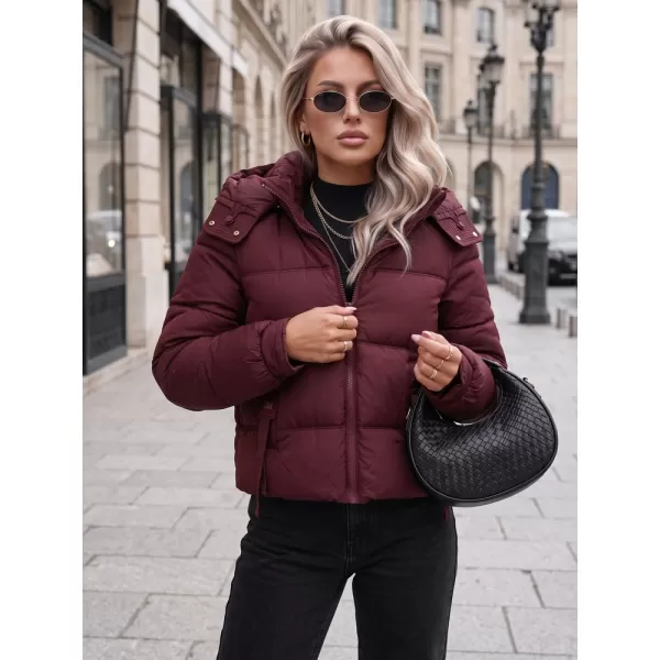  Női kabát DSTREET TY5749 BURGUNDIA 