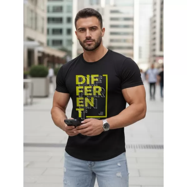  Férfi póló DSTREET NX5008R FEKETE 