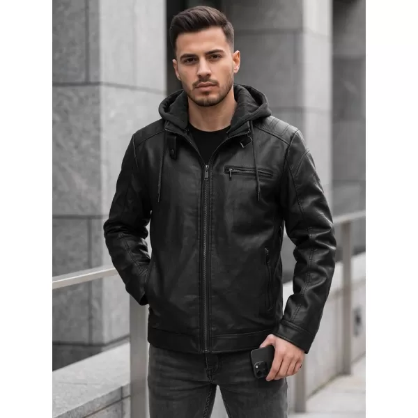  Férfi dzseki DSTREET TX5149 FEKETE 