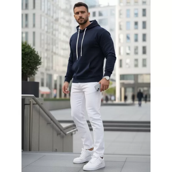  Férfi pulóver DSTREET BX5949 SÖTÉTKÉK 