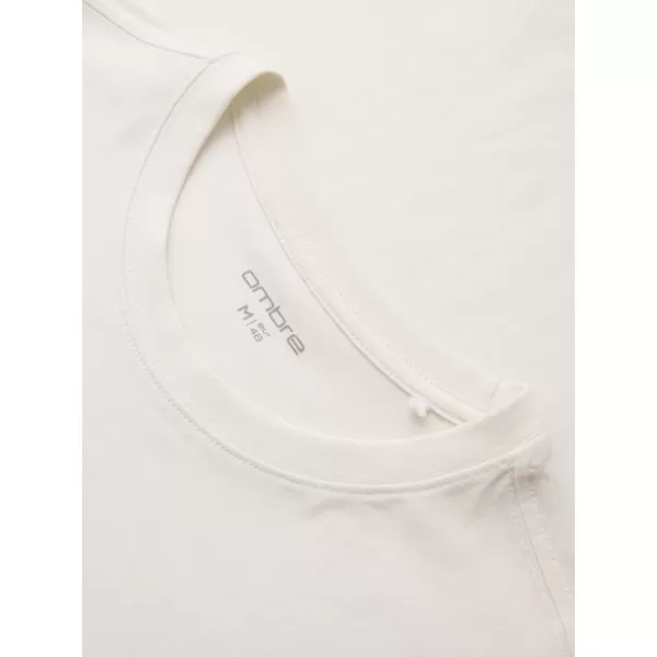  Férfi póló OMBRE OM-TSPT-0286 FEHÉR 