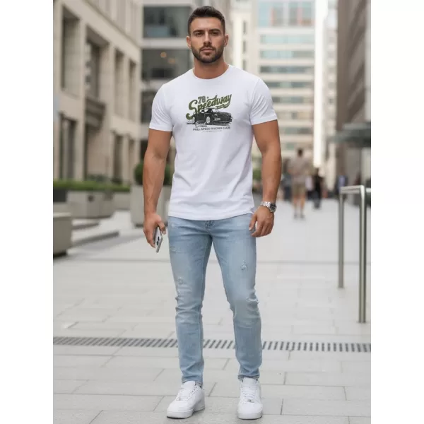  Férfi póló DSTREET NX5089R FEHÉR 