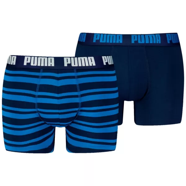  Férfi boxerek PUMA MEN EVERYDAY HERITAGE STRIPE BOXER 93832601 KÉK 