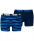 Férfi boxerek PUMA MEN EVERYDAY HERITAGE STRIPE BOXER 93832601 KÉK