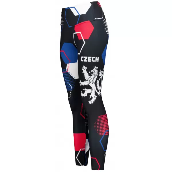  Női prémium hosszú funkcionális leggings (új méretek) ALTISPORT VOJ/ALW036LEG05 HEXA FEKETE 