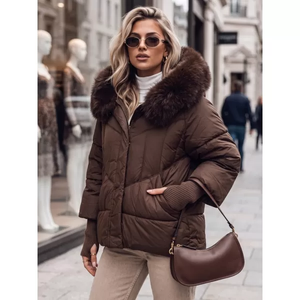  Női kabát DSTREET TY5744 BARNA 