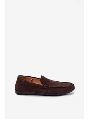 Férfi mokaszinok BIG STAR SHOES TT174202 BARNA/BÉZS