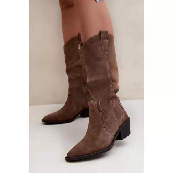  Női csizma BOTO 5312 KHAKI 