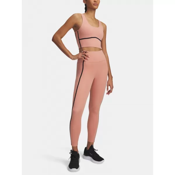  Női leggings UNDER ARMOUR MERIDIAN PIPED ANKLE LEG 6005411-696 RÓZSASZÍN 