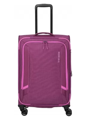 Bőrönd TRAVELITE Corsiica M RÓZSASZÍN