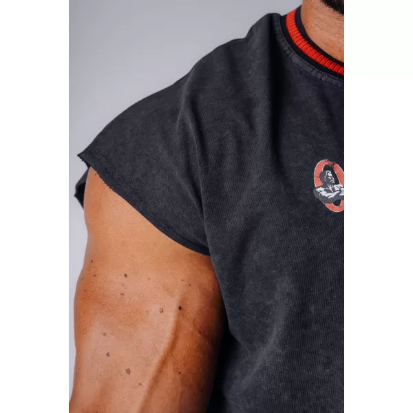  Férfi felsők NEBBIA OLYMPIA MUSCLE COVER 947 FEKETE 