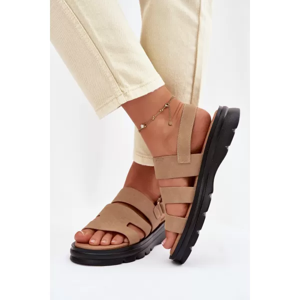 Női szandál BIG STAR SHOES TT274482 BÉZS 