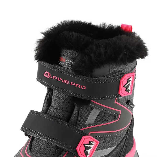  Gyermek téli cipő ALPINE PRO ERABO RÓZSASZÍN RAGYOGÁS 