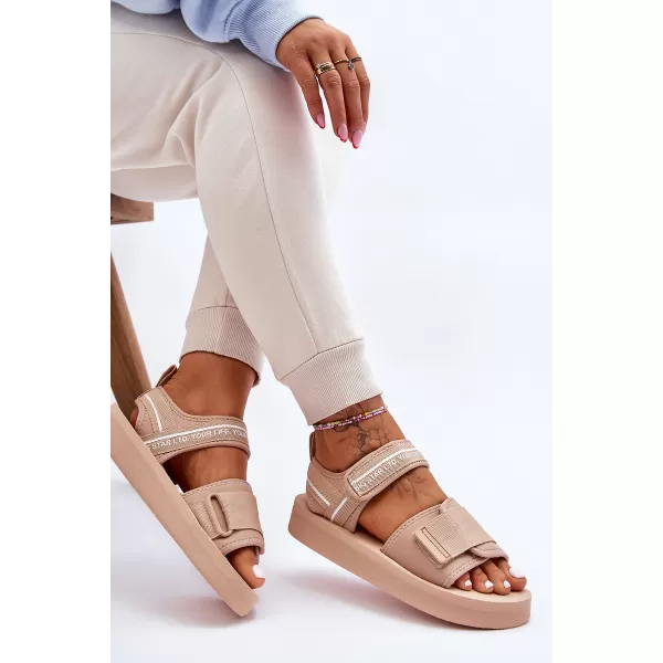  Női szandál BIG STAR SHOES LL274787 BÉZS 