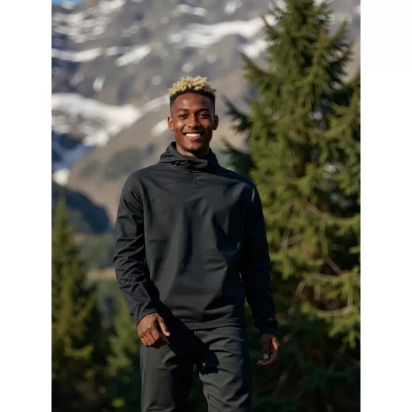  Gyorsan száradó férfi pulóver ALPINE PRO ROLT 2 FEKETE 