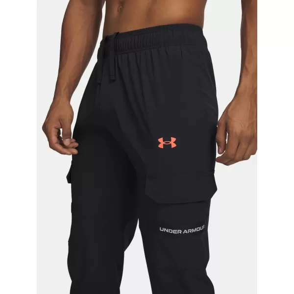  Férfi sportnadrág UNDER ARMOUR TECH UTILITY WOVEN PANT 6004966-003 FEKETE 