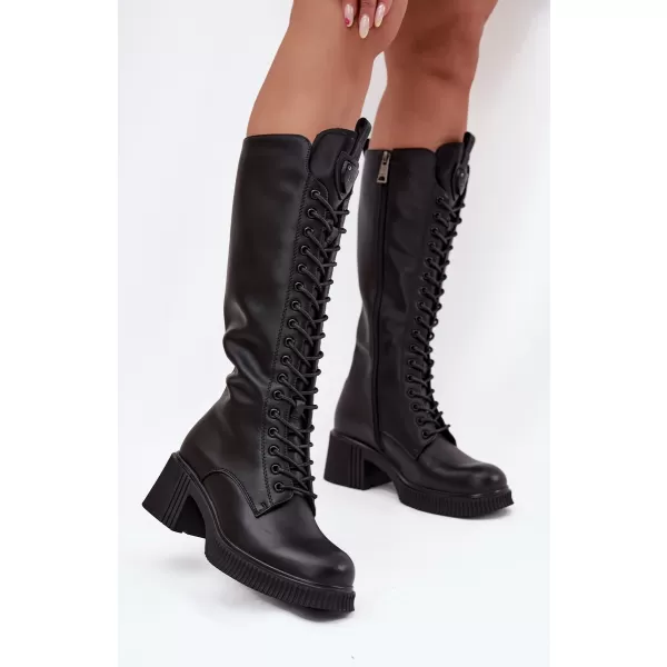  Női csizma VINCEZA 66804 FEKETE 