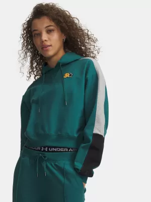 Női pulóver UNDER ARMOUR SPORT TERRY TREND HOODIE 6009705-338 ZÖLD