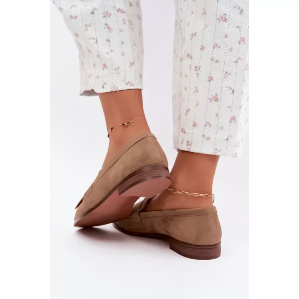  Női mokaszinok BOTO 3742 KHAKI 