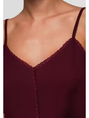 Női felső OMBRE OW-TS-E0057 BURGUNDIA