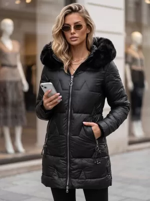 Női kabát DSTREET TY5738 FEKETE