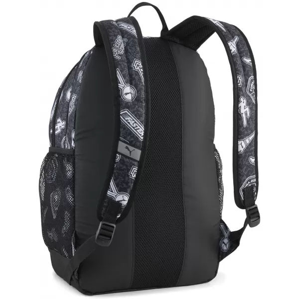  Hátizsák PUMA ACADEMY AOP BACKPACK 09115025 PUMA FEKETE/FUTÓ IKONOK AOP 