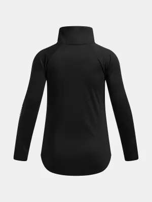 Lány pulóver UNDER ARMOUR UA TECH WORDMARK HZ 6004979-001 FEKETE