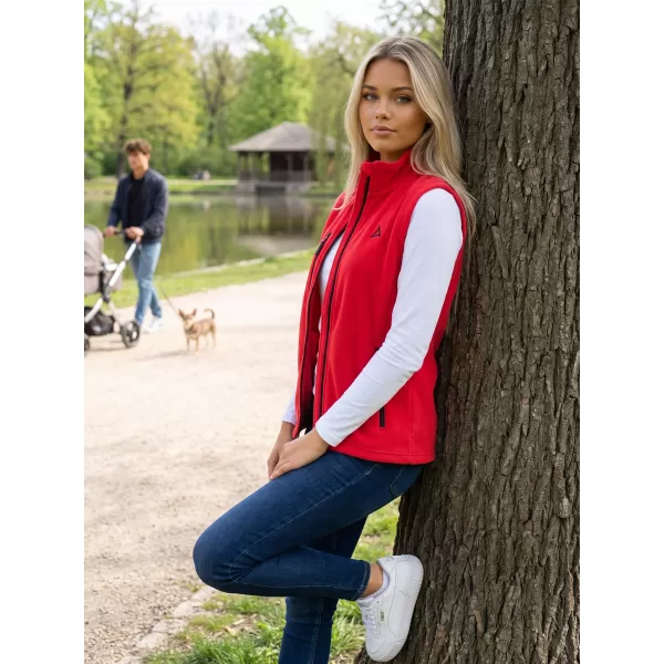  Női gyapjú mellény ALTISPORT ALW002525 PIROS 