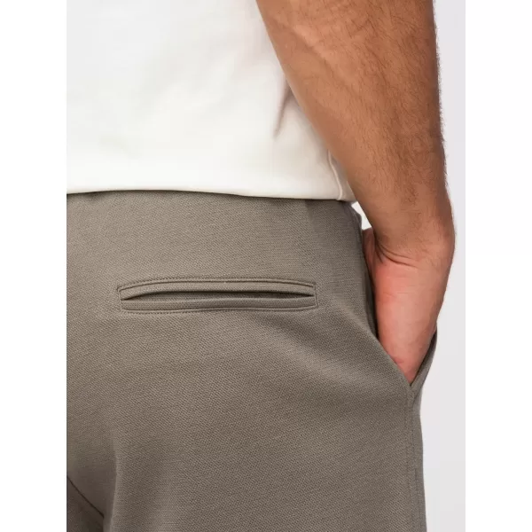  Férfi rövidnadrág OMBRE OM-SRSK-0124 KHAKI 