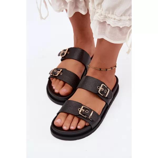  Női papucs BOTO LS-873-01 FEKETE 