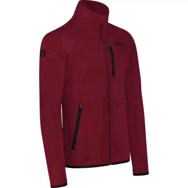  Férfi powerfleece pulóver NORDBLANC MORASS NBSFM8335 BURGUNDIA 
