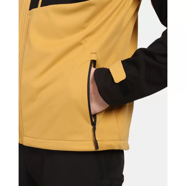  Férfi softshell kabát KILPI ONTAVIO-M 1M0112KI ARANYSÁRGA 