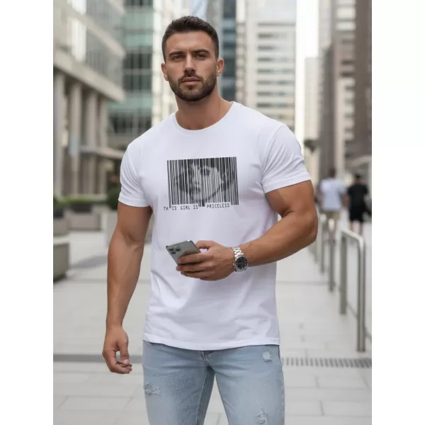  Férfi póló DSTREET NX5014R FEHÉR 