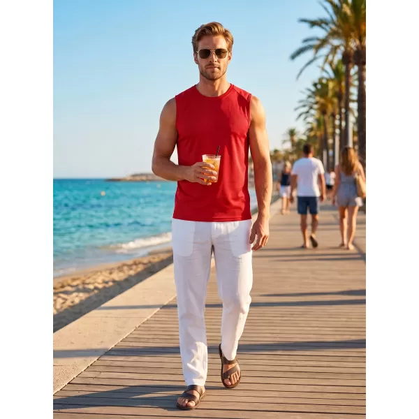  Férfi sport tank felső MALFINI BREEZE 820 PIROS 