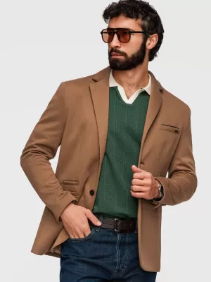 Férfi dzseki OMBRE M170 VILÁGOSBARNA